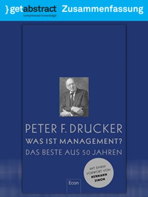 cover image of Was ist Management? (Zusammenfassung)